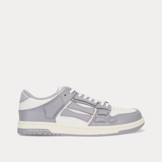 AMIRI Baskets basses grises et blanches Skel-Top – 35