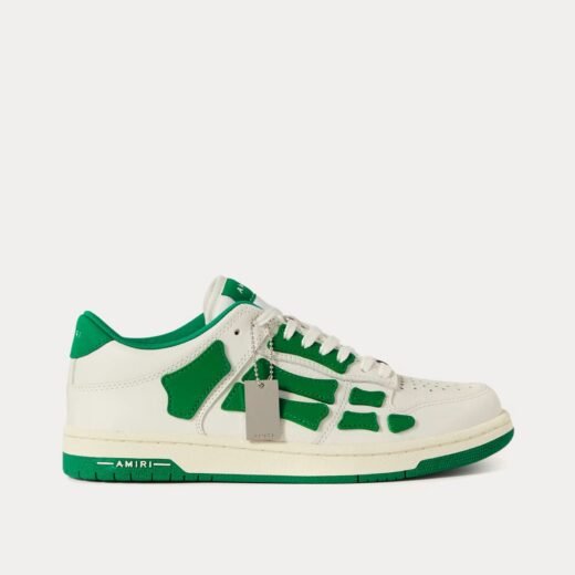 AMIRI Baskets basses Skel Top blanches/vertes – 35
