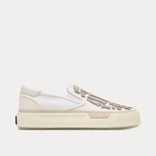 AMIRI Baskets à enfiler Court Blanc / Albâtre – 35