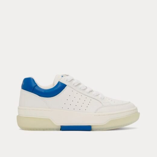 AMIRI Baskets basses Stadium blanches/bleues – 35