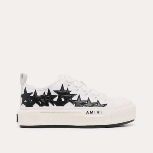 AMIRI Baskets basses Stars Court blanches/noires – 35