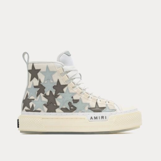 AMIRI Baskets montantes Stars Court blanc cassé/albâtre – 35