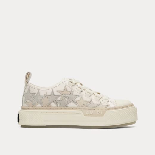 AMIRI Baskets basses Stars Court blanc cassé/albâtre – 35