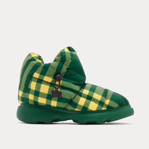 Burberry Bottes Check Pillow Primrose – Vert / 35