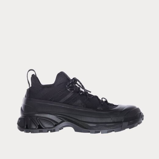 Burberry Baskets basses Arthur en nylon extensible tricoté noir – Noir / 35