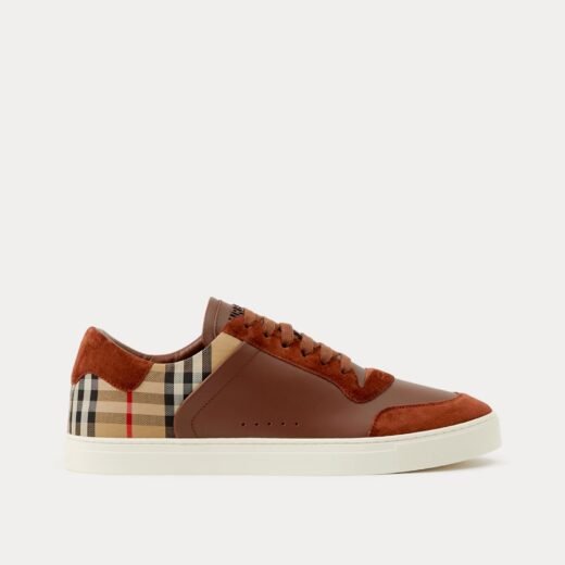 Burberry Baskets basses en cuir