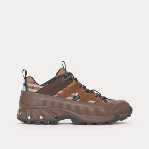 Burberry Baskets basses Arthur Check en coton