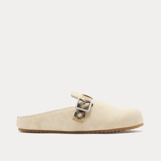 Burberry Sabots Urchin en daim – Beige / 35