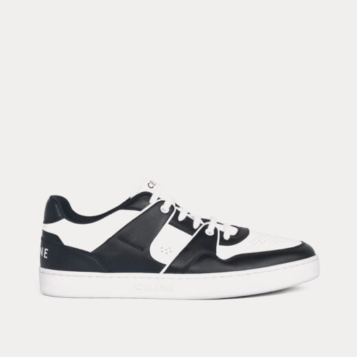 Celine Baskets basses CT-04 en cuir blanc/noir – 35