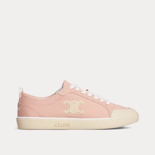 Celine Baskets basses Alan Triomphe en toile palissandre – 35
