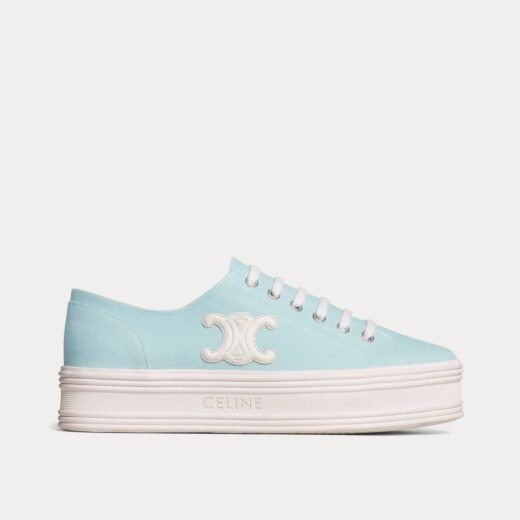 Celine Baskets basses à lacets bleu clair Jane – 35