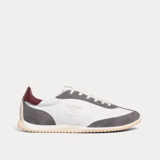 Celine Baskets basses Racer grises/bordeaux – 35