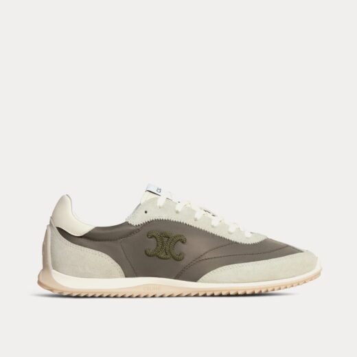 Celine Baskets basses Racer kaki/gris – 35