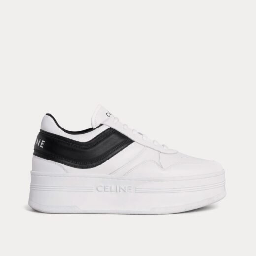 Celine Baskets basses Block à semelle compensée blanc optique / noir – 35