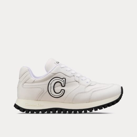 Baskets basses blanches en cuir de veau Dior C'est – 35