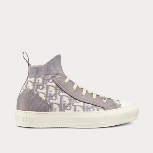 Dior Baskets basses Walk'N'Dior en maille technique Dior Oblique grises – 35