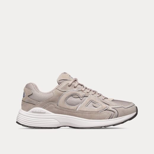 Baskets basses Dior B30 Countdown en daim gris – 35
