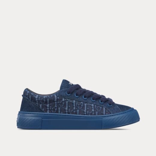 Baskets basses Dior B33 Dior Oblique bleu denim – 35