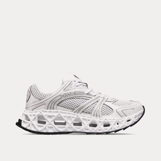 Dior Baskets basses x Kaws B35 NXXT en tissu technique blanc et mesh technique blanc – 35