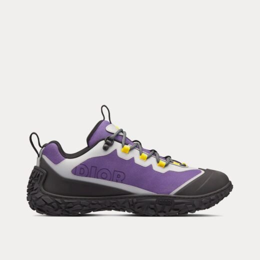 Baskets basses Dior Diorizon Hiking en mesh technique violet et caoutchouc noir – 35