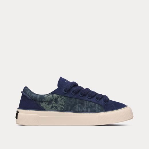 Dior Baskets basses Tears B33 en denim bleu Dior Oblique et signe de paix Dior Tears et daim bleu marine – 35