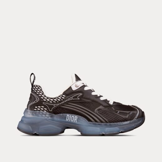 Baskets basses Dior Vibe noires en tissu technique