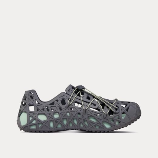 Sandales Dior Dior Warp Cosmo en caoutchouc gris anthracite avec motif Cannage déformé – 35