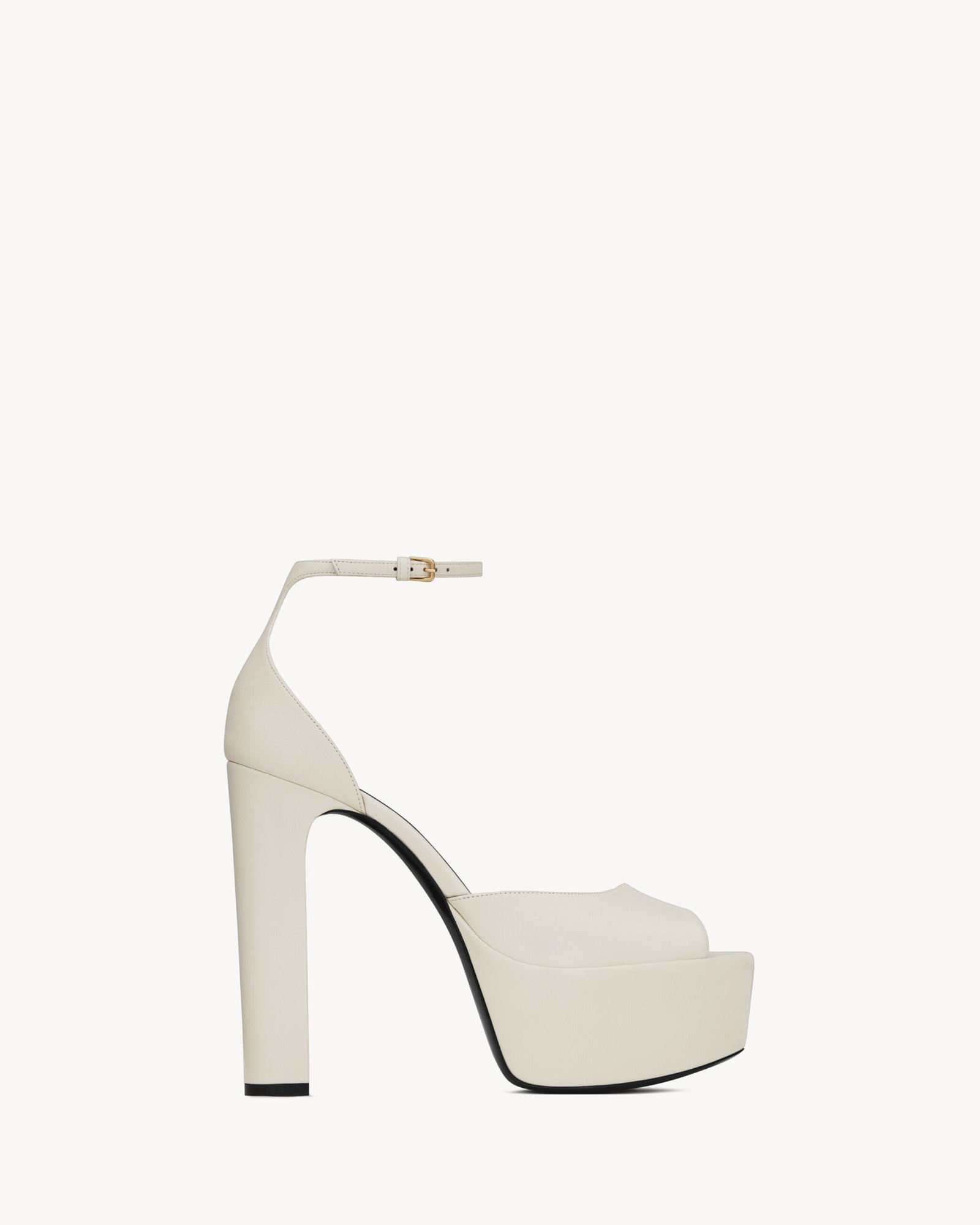 Saint Laurent JODIE sandales à plateforme en cuir lisse