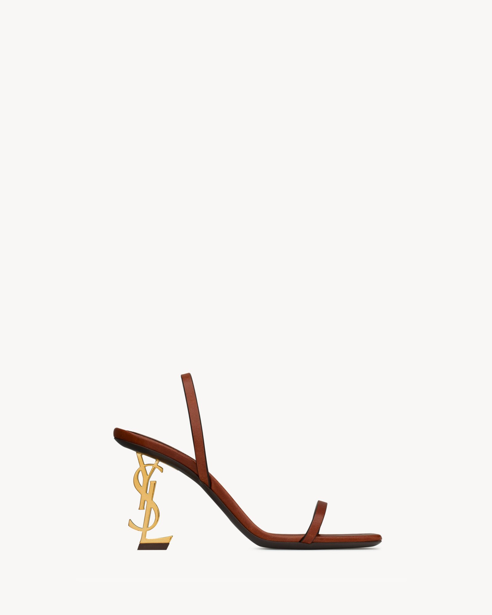 Saint Laurent OPYUM slingbacks en cuir à tannage végétal