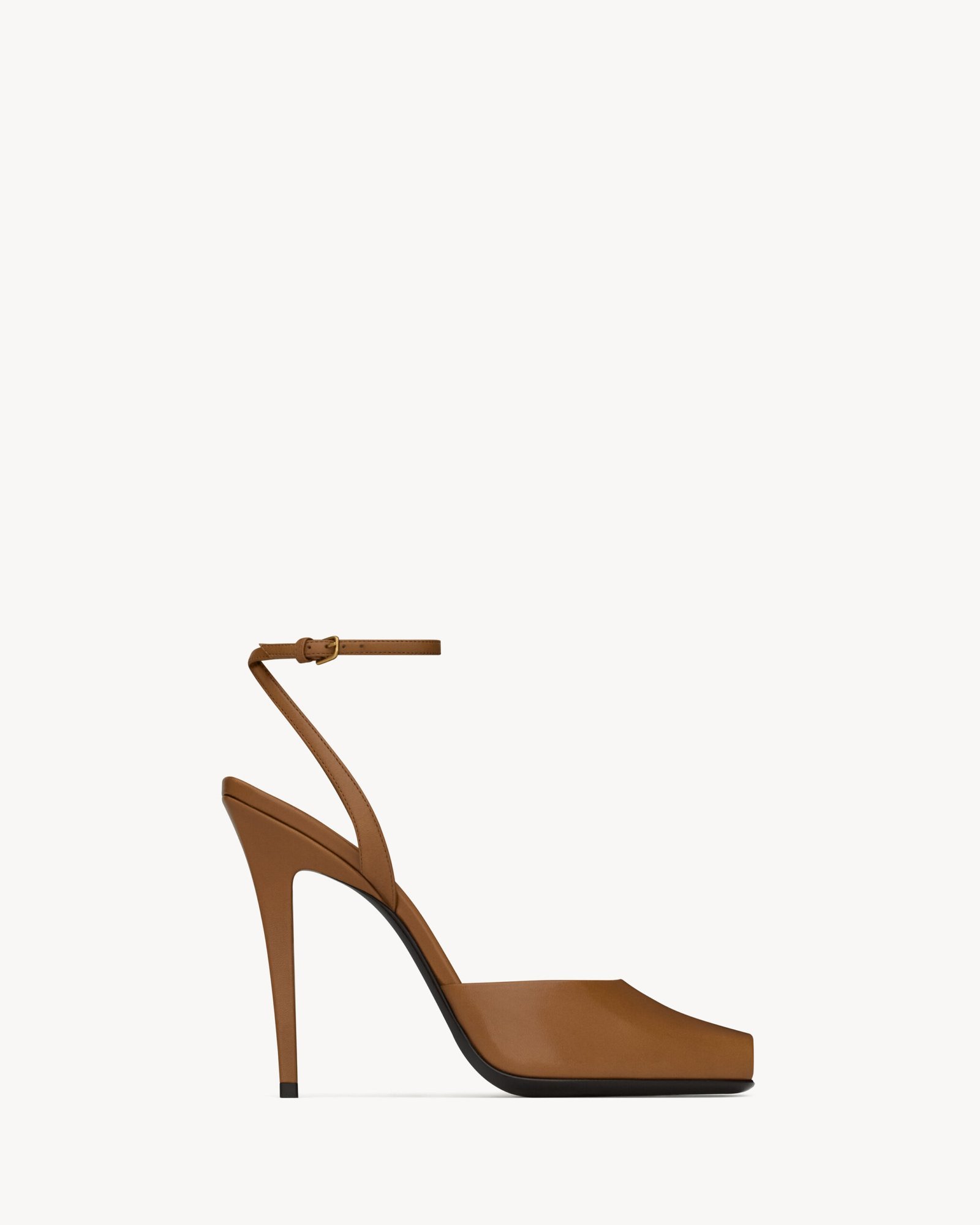 Saint Laurent LA SCANDALE sandales en cuir lisse
