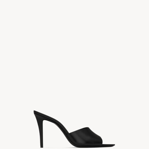 Saint Laurent ROMY mules en cuir lisse