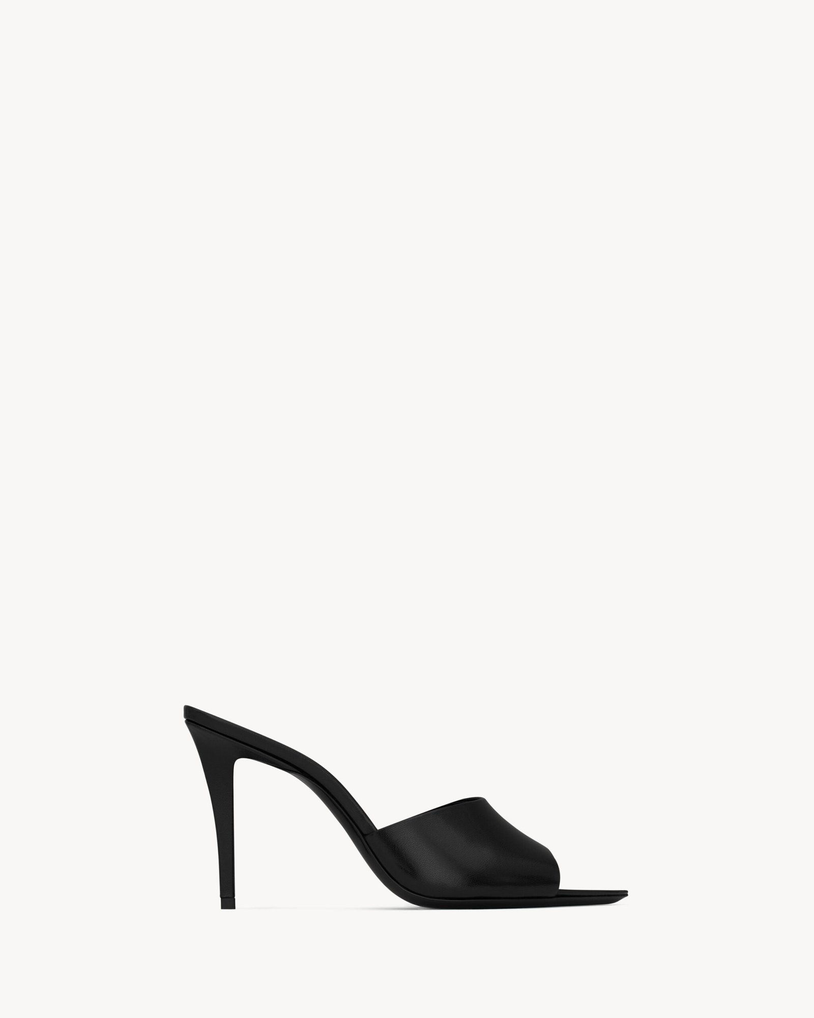 Saint Laurent ROMY mules en cuir lisse