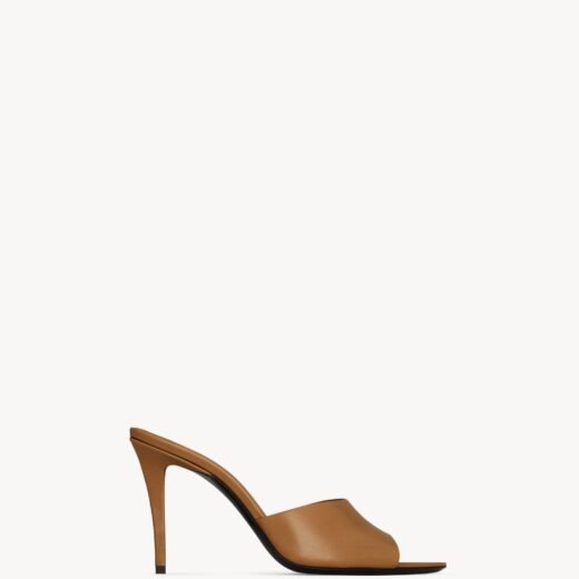 Saint Laurent ROMY mules en cuir lisse