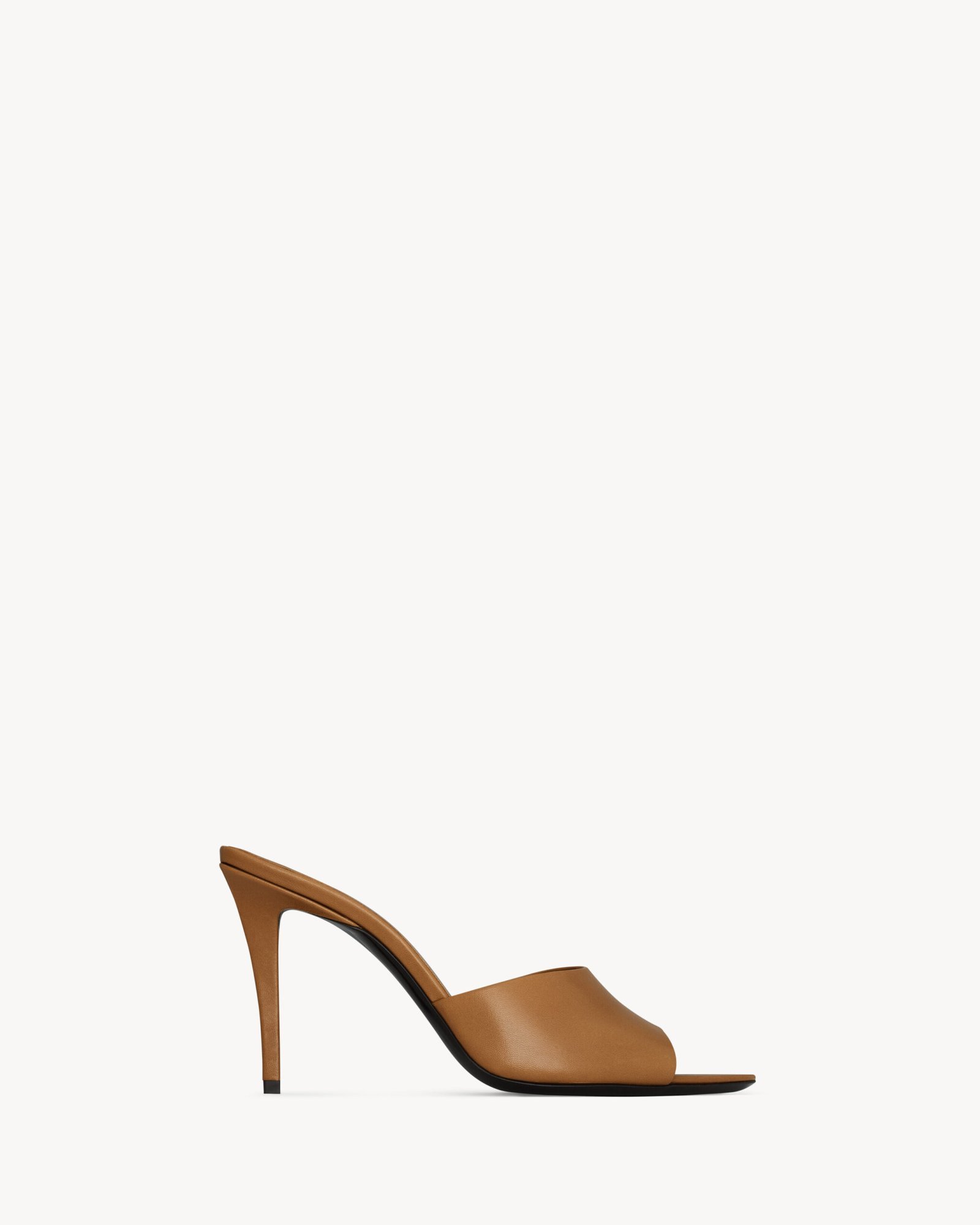 Saint Laurent ROMY mules en cuir lisse
