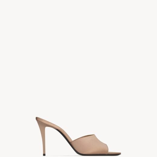 Saint Laurent ROMY mules en crêpe satin
