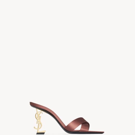 Saint Laurent OPYUM mules en crêpe satin