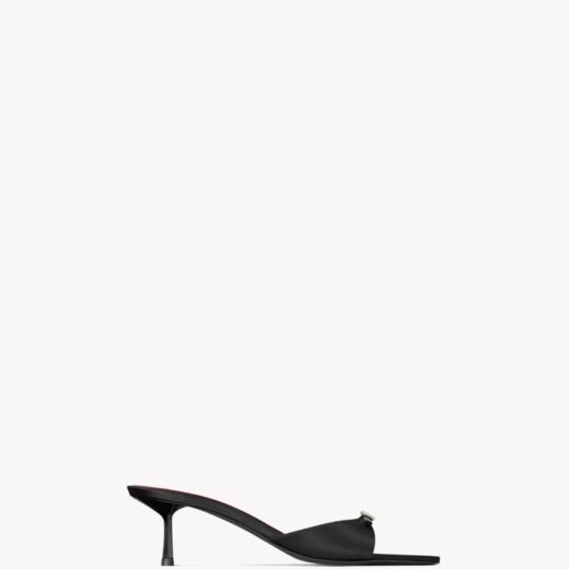 Saint Laurent DAISY mules en crêpe satin