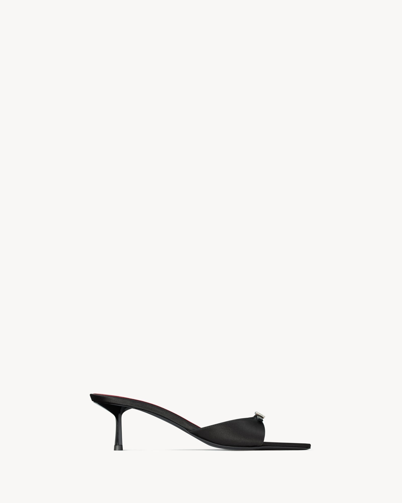 Saint Laurent DAISY mules en crêpe satin