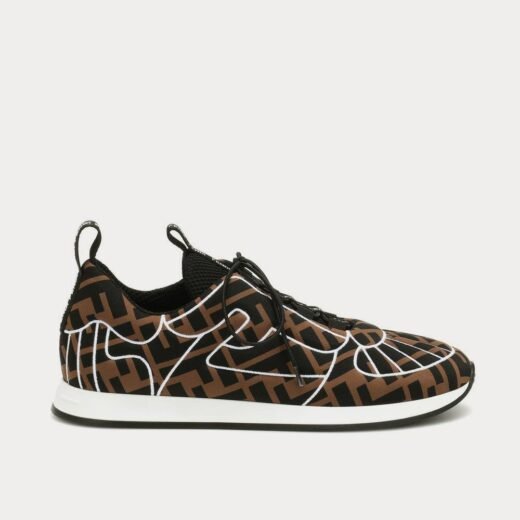 Fendi Baskets basses FFreedom Nero noir/marron – 35
