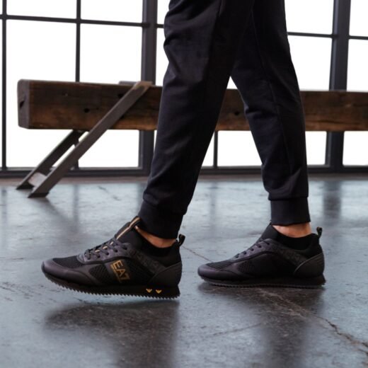EA7 Emporio Armani LACES – Baskets basses – noir – 43