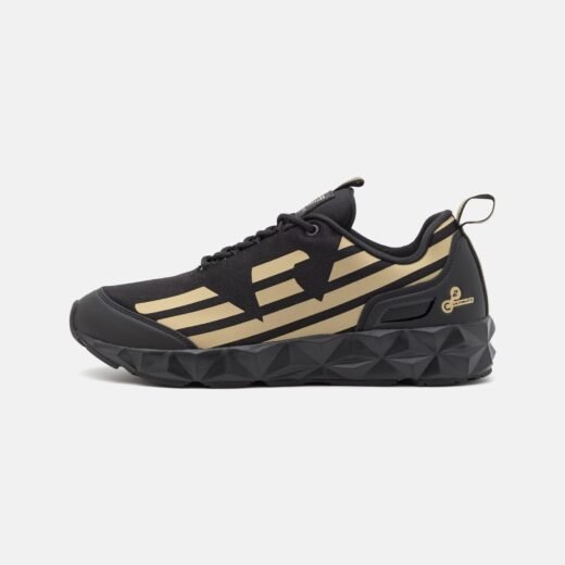 EA7 Emporio Armani ULTIMATE C2 COMBAT CORE – Baskets basses – triple noir / light gold – 43