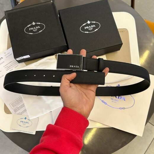 Prada Ceinture en cuir Saffiano