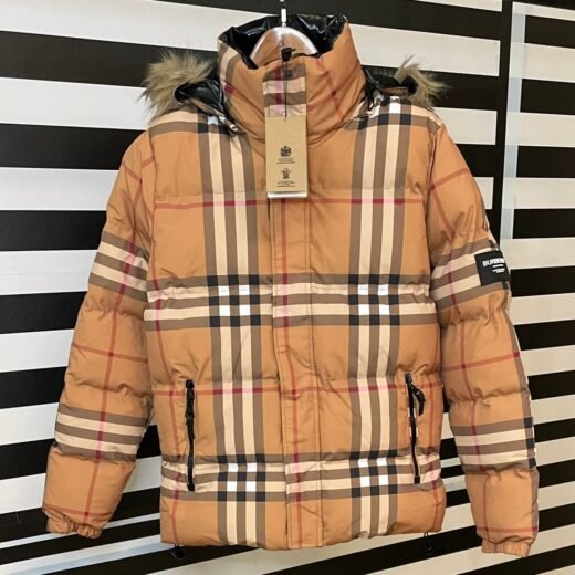 Fendi Doudoune convertible à carreaux