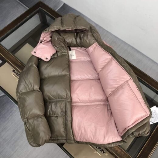 Moncler Doudoune courte Vistule marron