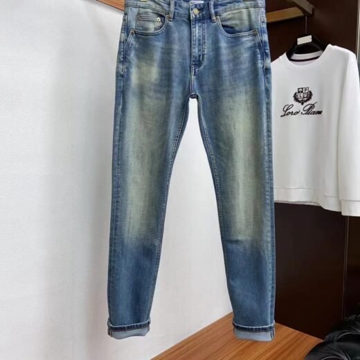 Saint Laurent Jean droit taille mi-haute