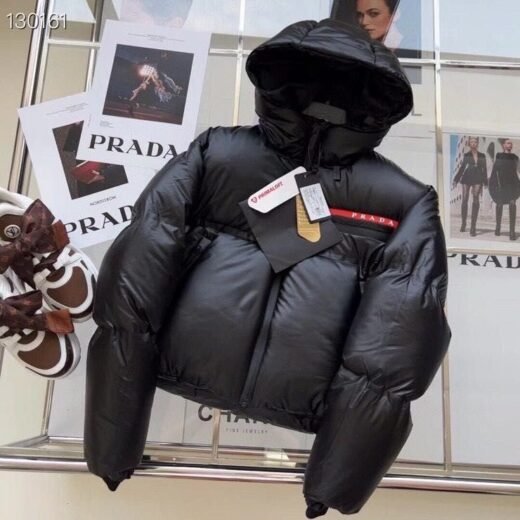 Prada Doudoune en duvet et plumes