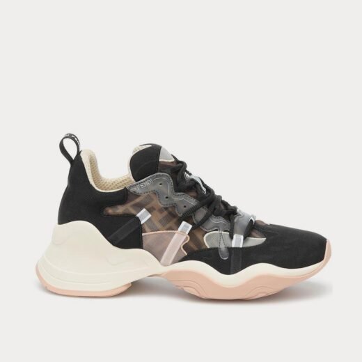 Fendi Baskets basses FFluid Mesh noires – 35