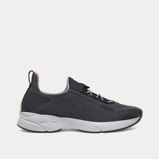 Fendi Baskets basses Faster Mesh grises – 35