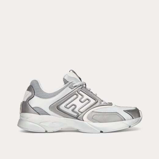 Fendi Baskets basses Faster en nylon gris – 35