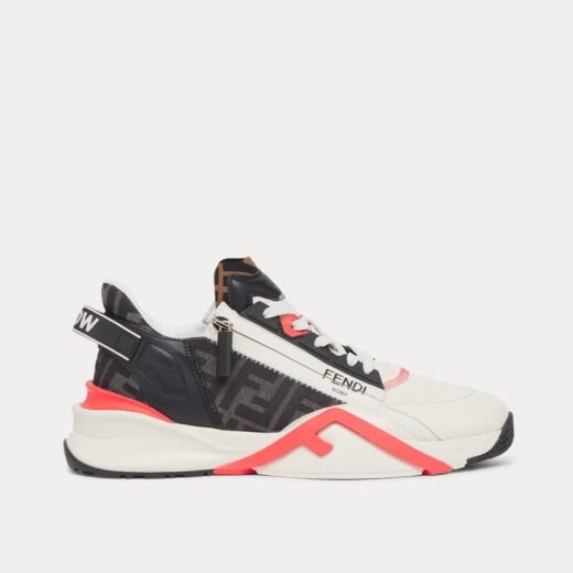 Fendi Baskets basses blanches Flow Runner Capsule Nouvel An lunaire – 35